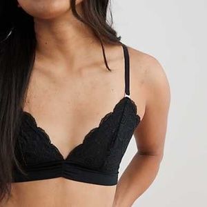 NWT AERIE Endless Lace Triangle Bralette